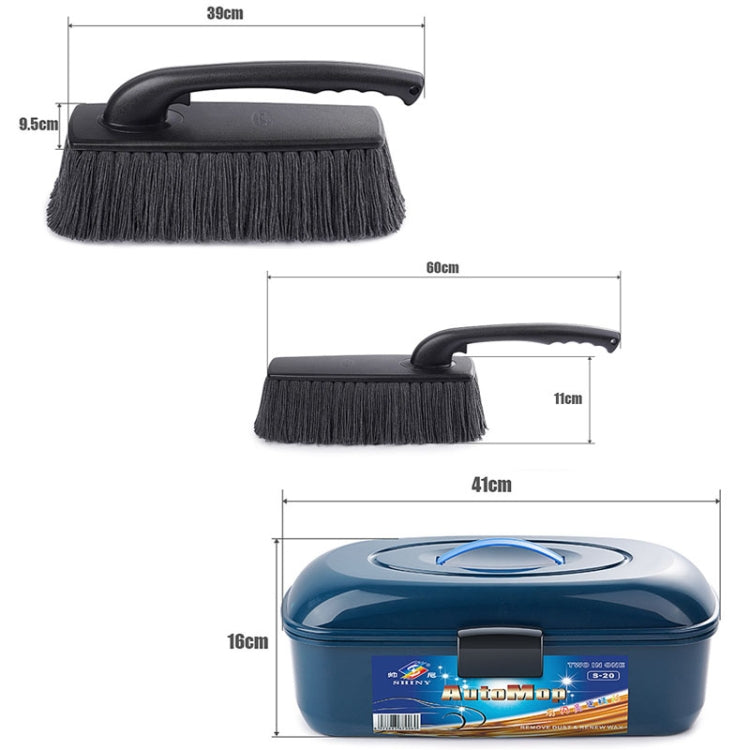 SHINY Car Dusting Duster Car Mop Soft Brush Car Wash Snow Sweeping Tool