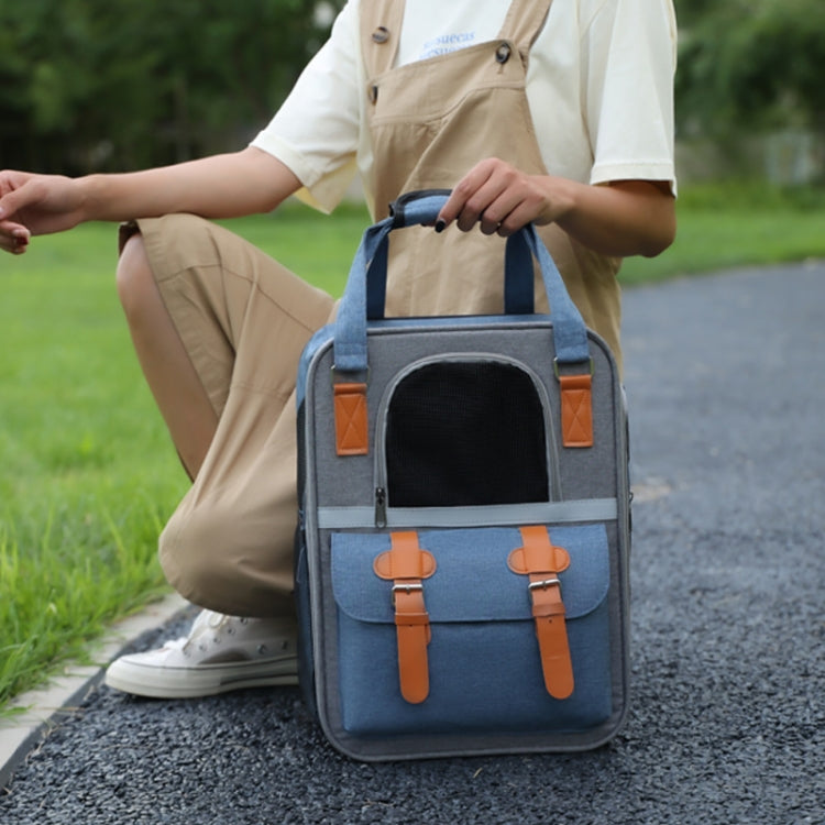 Outdoor Portable Shoulder Pet Backpack Handheld Foldable Breathable Cat Bag