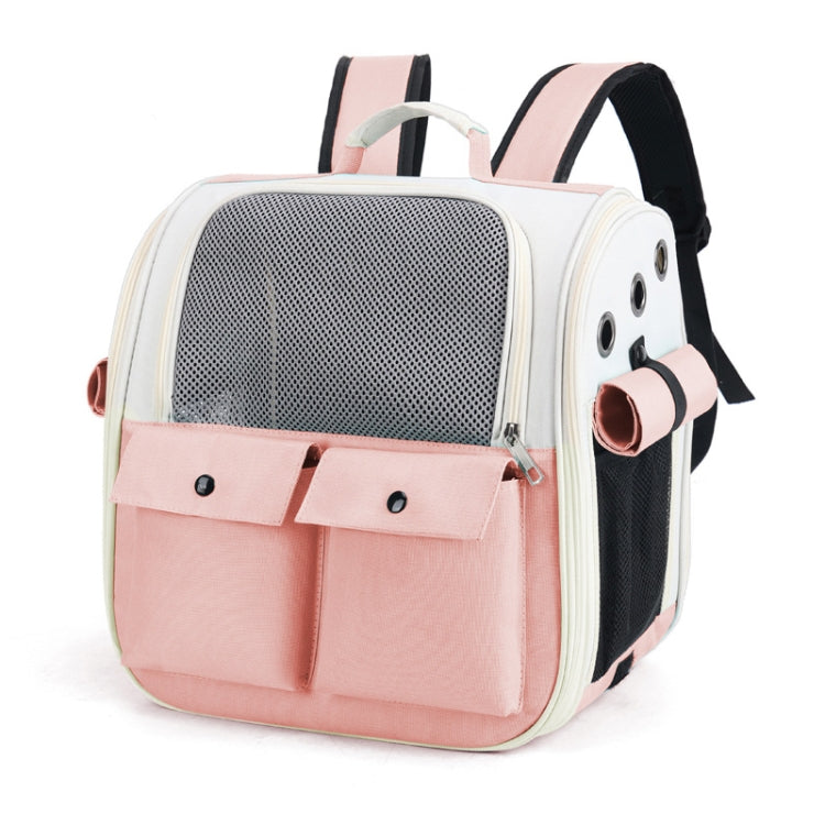 Breathable Square Cat Backpack Foldable Outdoor Portable Pet Bag