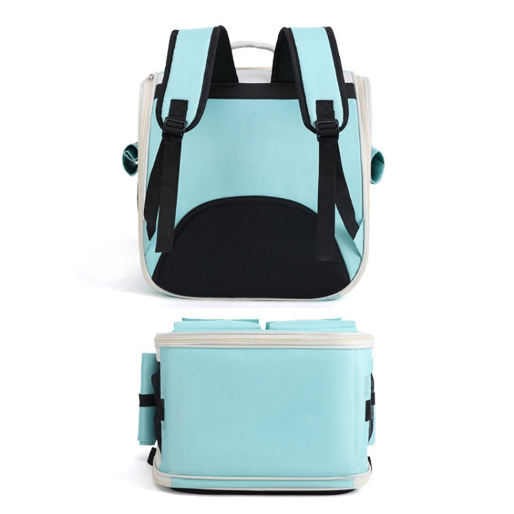 Breathable Square Cat Backpack Foldable Outdoor Portable Pet Bag