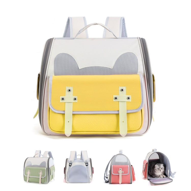Outdoor Cat Backpack Large Capacity Breathable Pet Bag