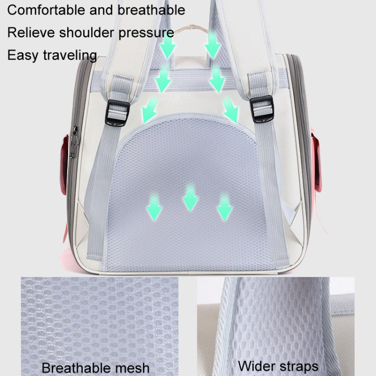 Outdoor Cat Backpack Large Capacity Breathable Pet Bag