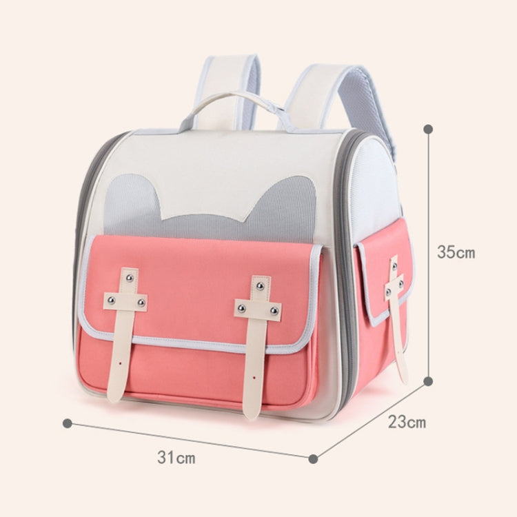 Outdoor Cat Backpack Large Capacity Breathable Pet Bag