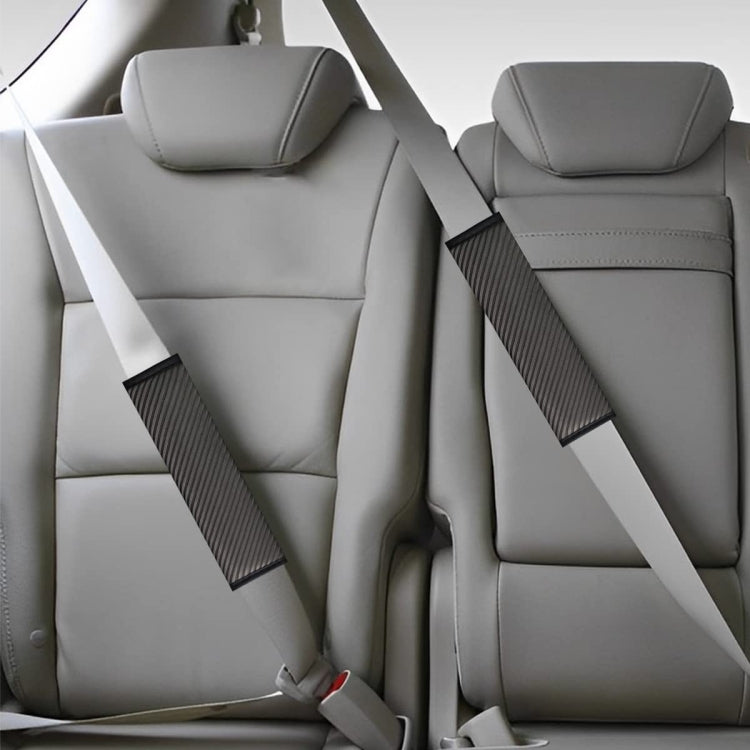 3D Striped Mesh Car Seat Belt Cover Shoulder Pads