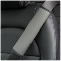 Skin Feeling Car Leather Seat Belt Cover Shoulder Pads, 6.5x23cm