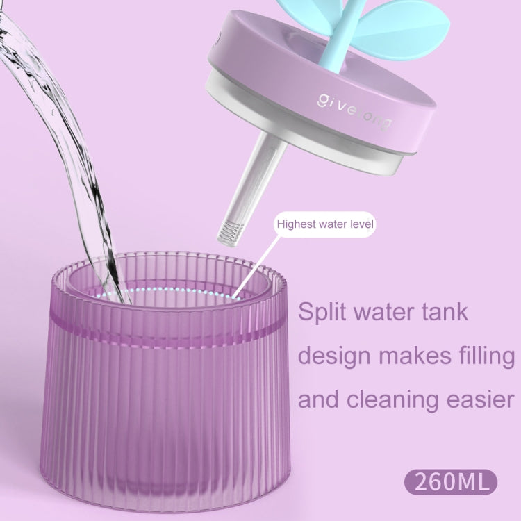 Flower Spray Hhydrating Colorful Atmosphere Light USB Aromatherapy Humidifier, Sunflower Pink, Sunflower Purple, Sunflower Green, Gardenia Pink, Gardenia Purple, Gardenia Green