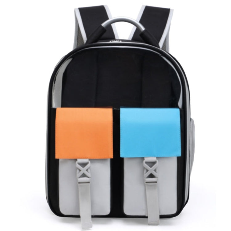 Pets Colorful Double Shoulder Bag Cats And Dogs Outing Carrying Capsule Backpacks