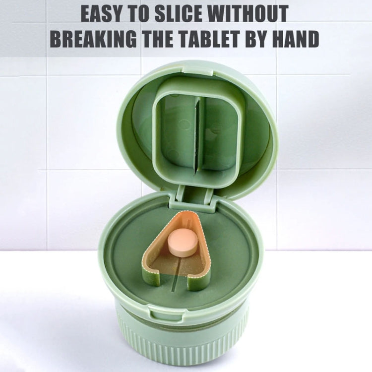 Portable 4 In 1 Mini Pill Box Multifunctional Cutting And Dispensing Device