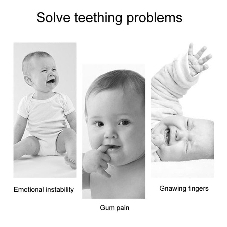 Wave Anti-Feeding Childrens Teether Baby Teething Teether Silicone Toys, Cloud, Wave, Sun