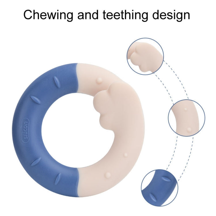 Wave Anti-Feeding Childrens Teether Baby Teething Teether Silicone Toys, Cloud, Wave, Sun