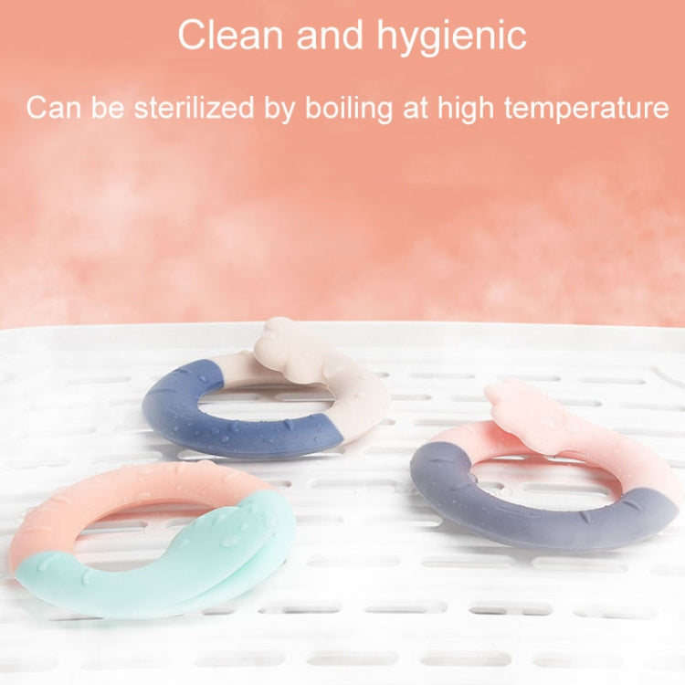 Wave Anti-Feeding Childrens Teether Baby Teething Teether Silicone Toys, Cloud, Wave, Sun