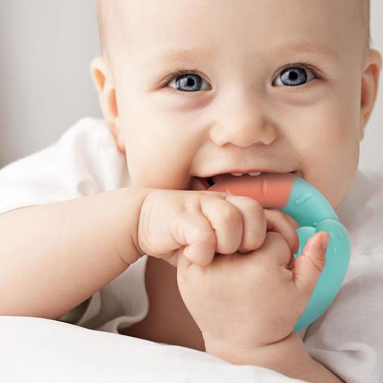 Wave Anti-Feeding Childrens Teether Baby Teething Teether Silicone Toys, Cloud, Wave, Sun