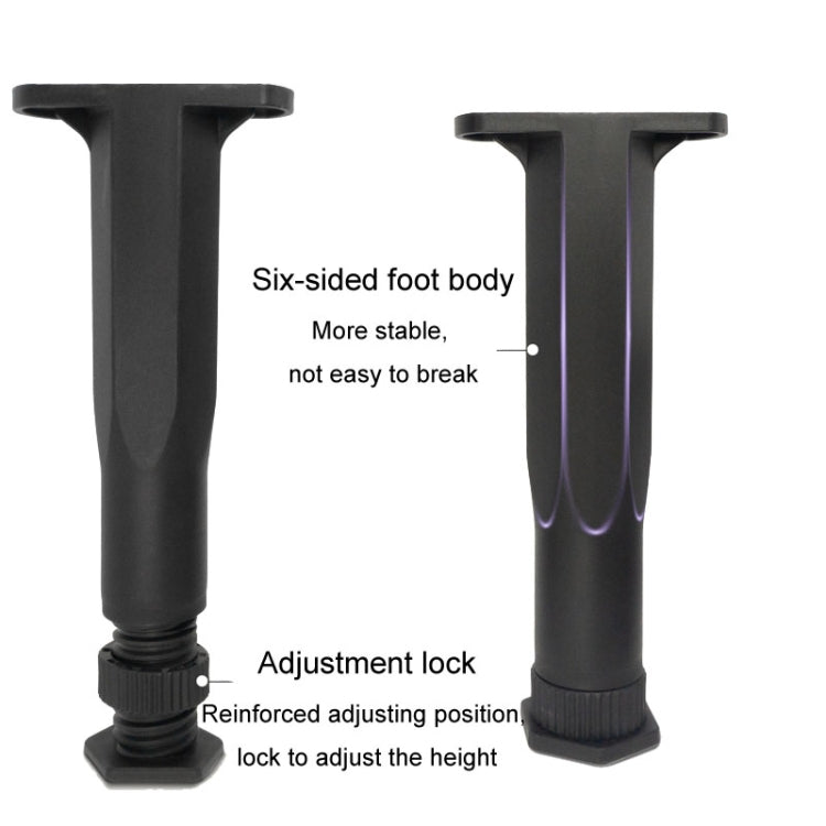 Adjustable Underbed Beam Support Holder Retractable Furniture Booster Bracket, 13-22cm, 15-28cm, 18-34cm, 20-37cm