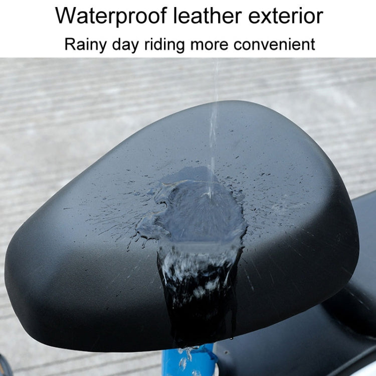 Electronic Bicycle Thickened Leather Heat Insulation Waterproof Universal Seat Cushion Covers, Front Seat, Back Seat