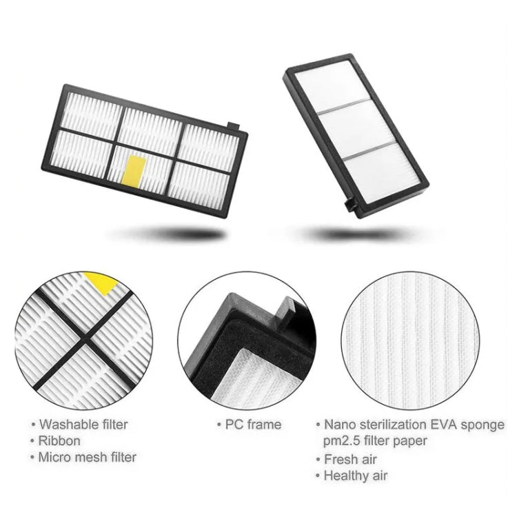 Sweeper Accessories For iRobot Roomba 800 & 900 Series, 2pcs /Set Wheel, 11pcs /Set Filter, 11 In 1, 15 In 1, 19 In 1, 22 In 1