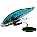 PROBEROS  LF136 Fishing Lure 3D Spray Painted Imitation Bait Long Casting Freshwater Fishing Warbler Bass Leader Lure, 30g, 40g, 60g, 80g