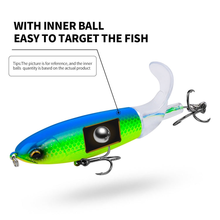 PROBEROS DW601 360 Degree Rotating Propeller Lures Topwater Tethered Tractor Floating Fake Fish Bait, 10.5cm/13.5g, 11.5cm/16.5g, 14.5cm/32.5g