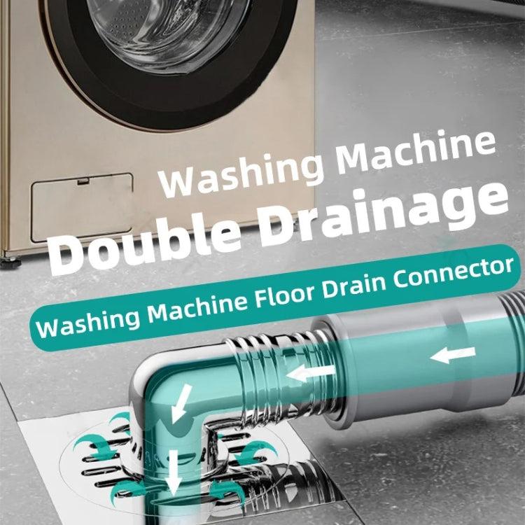 Elbow Type Washing Machine Floor Drain Joint Pipe Connector, A1, A2, A3, A4