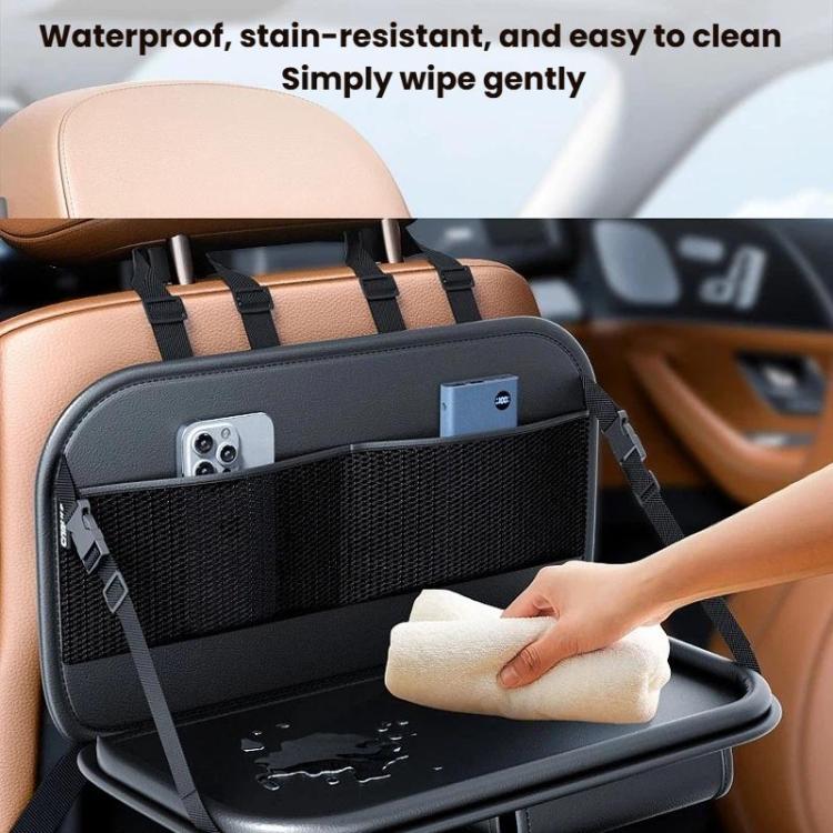 Car Rear Seat Back Storage Bag Large Capacity Foldable Chair Back Storage Pouch