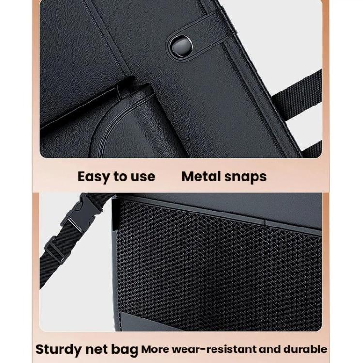 Car Rear Seat Back Storage Bag Large Capacity Foldable Chair Back Storage Pouch