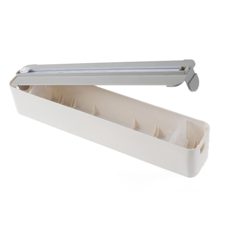 Wall-mounted Magnetic Cling Film Kitchen Paper Storage Cutter