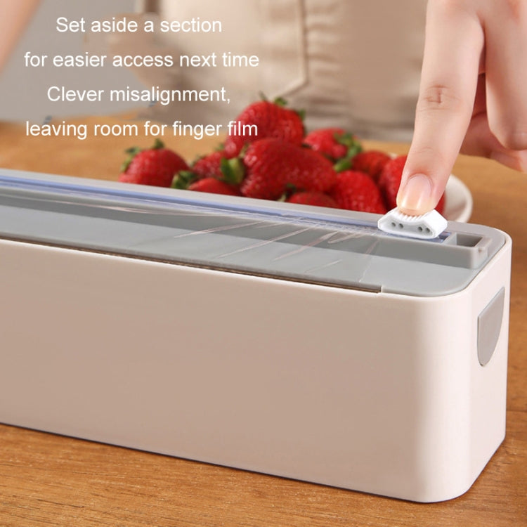 Wall-mounted Magnetic Cling Film Kitchen Paper Storage Cutter