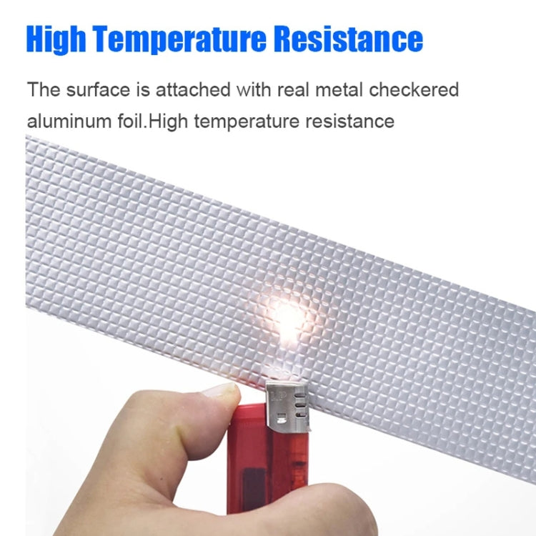1.2mm Thickness Butyl Waterproof Tape Self-Adhesive Aluminum Foil Tape, 5cm x 5m, 10cm x 5m, 15cm x 5m, 20cm x 5m, 5cm x 10m, 10cm x 10m