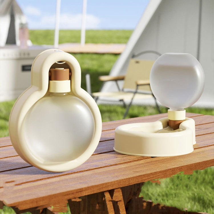 Pet Outdoor Water Cup Portable Foldable Tumbler Kettle, 350ml  White, 500ml White, 350ml Yellow, 500ml Yellow, 350ml Green, 500ml Green