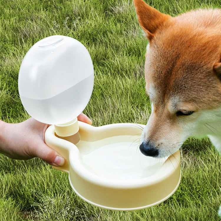 Pet Outdoor Water Cup Portable Foldable Tumbler Kettle, 350ml  White, 500ml White, 350ml Yellow, 500ml Yellow, 350ml Green, 500ml Green