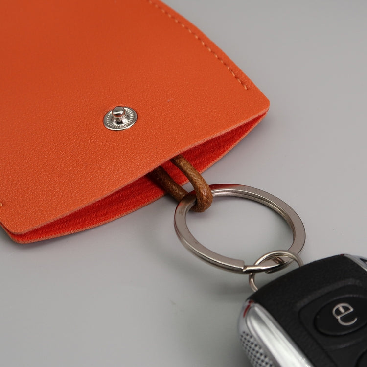 Pull-out Personalized Ladies Car Key Bag Portable Large Capacity Storage Key Cover, Black, Green Blue, Light Pink, Black With Seal, Yellow With Seal, Red With Seal