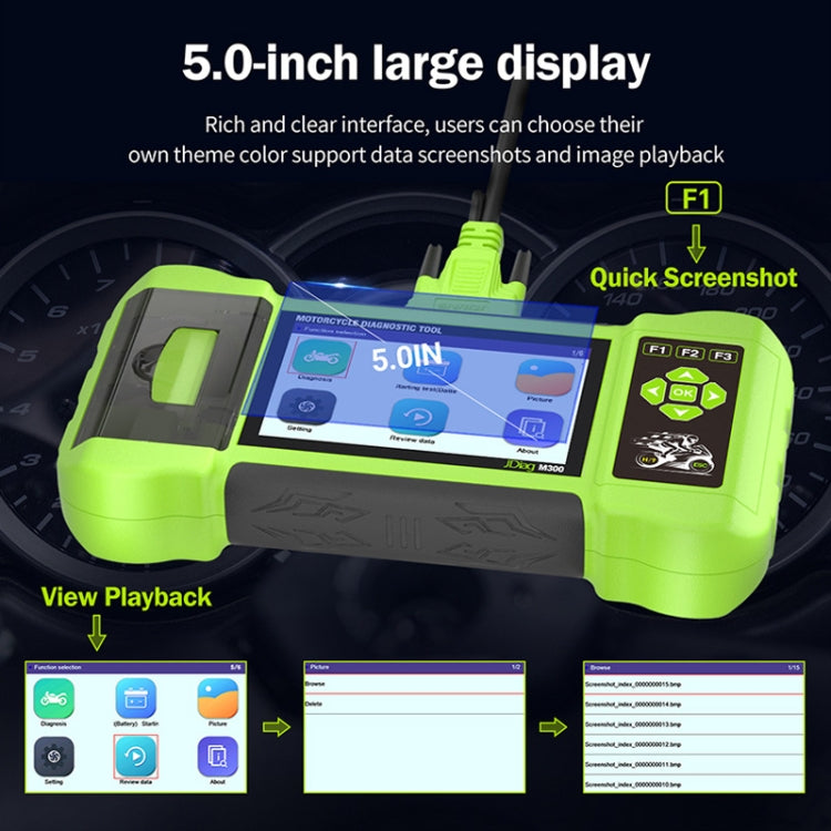 For Harley/Ducati/BMW JDiag Intelligent Heavy Duty Machine Tester, M300
