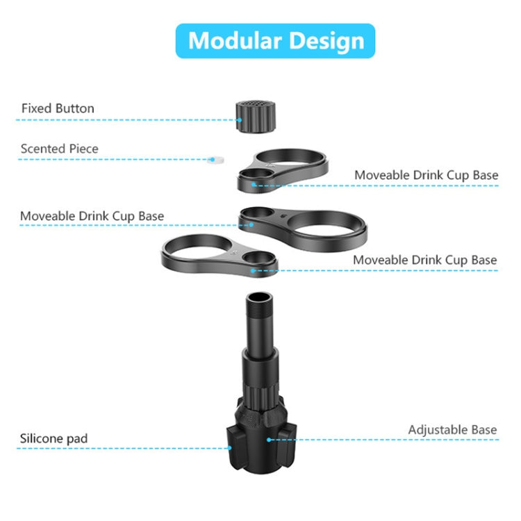 Multi-functional Car Mug Drink Holder Modified Coasters