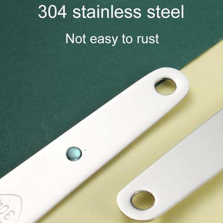Thickened Stainless Steel Stirring Spoon Kitchen Dumpling Multifunctional Mixing Tool, 10pcs