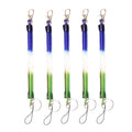 5pcs Spring Key Rope Plastic Keychain Environmentally Friendly Elastic Chain