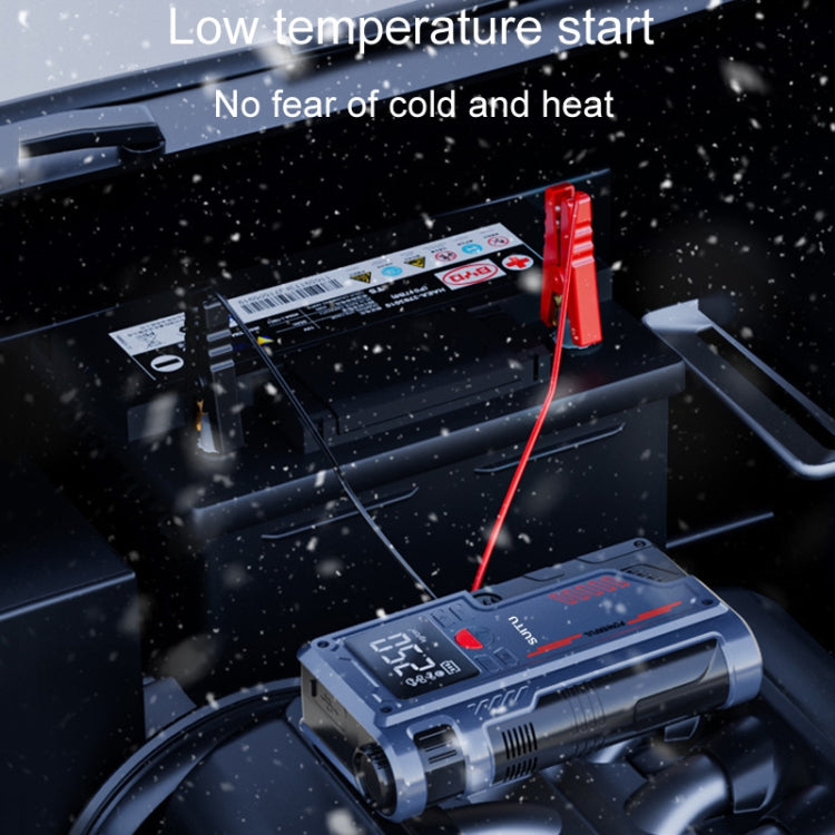 SUITU ST-9631 8pcs /Set Portable Outdoor Car Battery Emergency Start Power Car Inflatable Pump, Ordinary Clip
