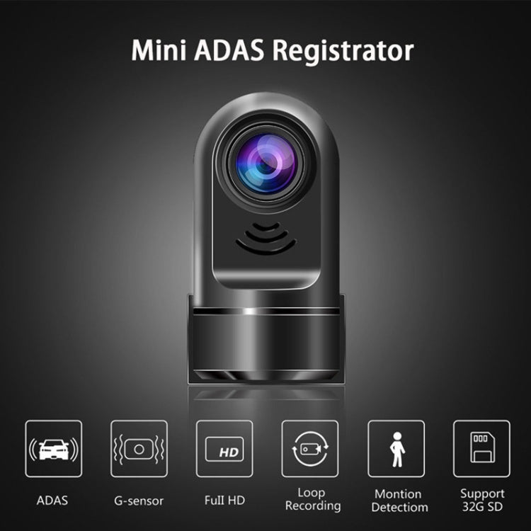 720P High Definition Android Navigation Car Recorder USB Connection ADAS Driving Alert System Logger, Official Standard, 16G, 32G