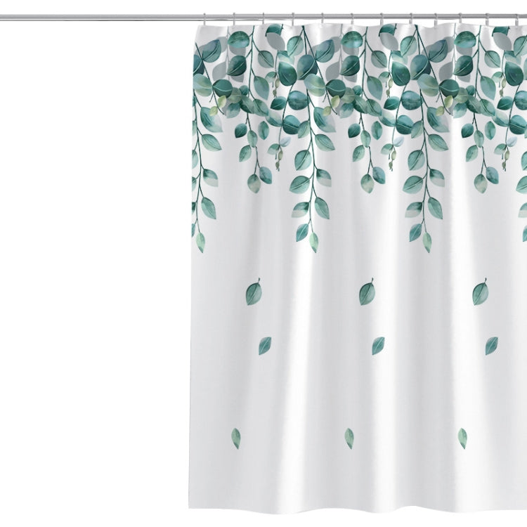 Simple Fresh Style Home Shower Curtain Waterproof Thickened Bathroom Curtain Cloth With Hooks, 80x180cm, 100x180cm, 100x200cm, 120x180cm, 120x200cm, 150x180cm, 150x200cm, 180x180cm, 180x200cm, 200x180cm, 200x200cm, 220x200cm, 240x200cm, 260x200cm      ...