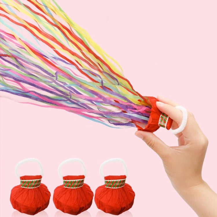 Hand Throwing Rings Ribbon Wedding Bar Atmosphere Stage Magic Props