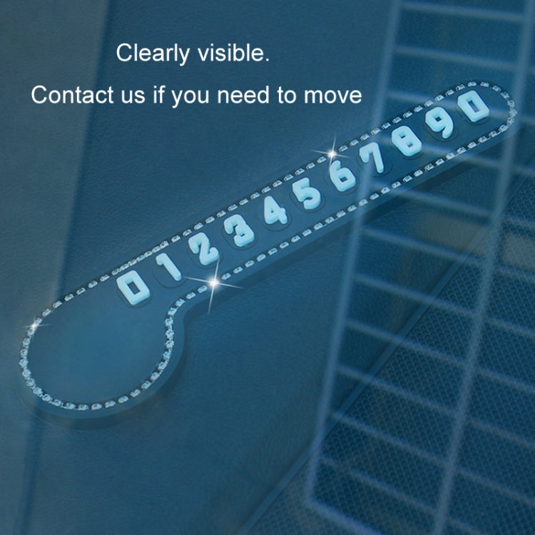 Note Temporary Parking Phone Number Plate Parking Card