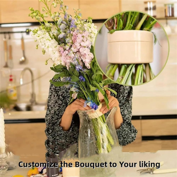 Spiral Ikebana Stem Holder for Vases DIY Bouquet Twister Flower Arrangement Holder, Large, Small