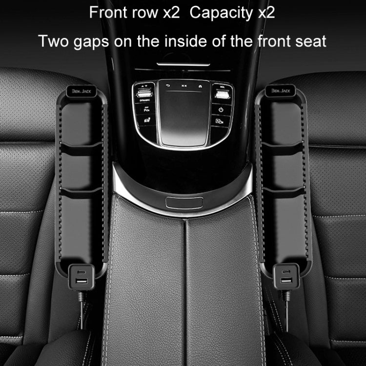 BEN.JACK Multifunctional Car Seat Gap Storage Box