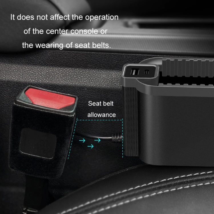 BEN.JACK Multifunctional Car Seat Gap Storage Box