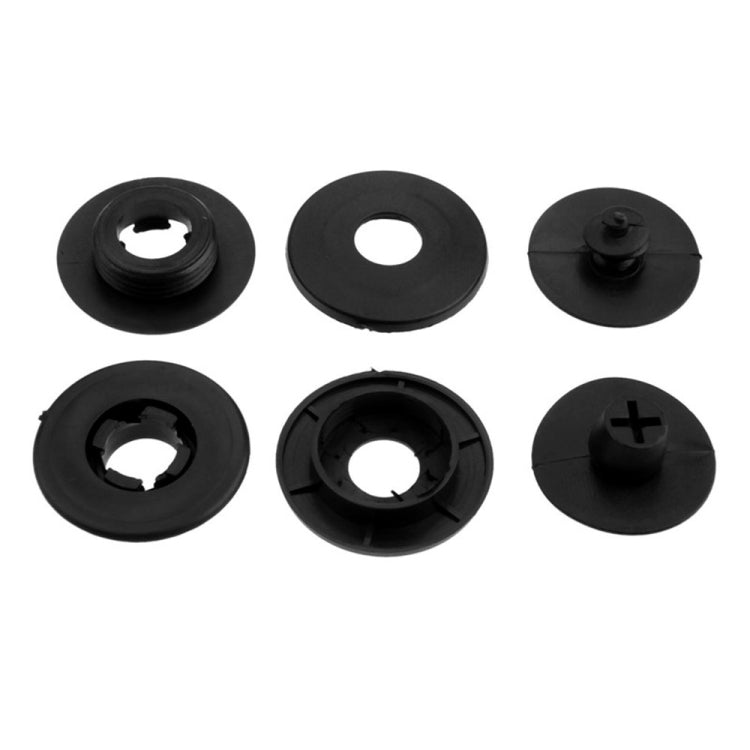 10pcs Double-layer Foot Pad Plastic Fixing Buckle, 10pcs Buckle