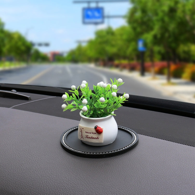 Car Ornaments Anti-slip Mat High Temperature Resistant Perfume Base, 11cm