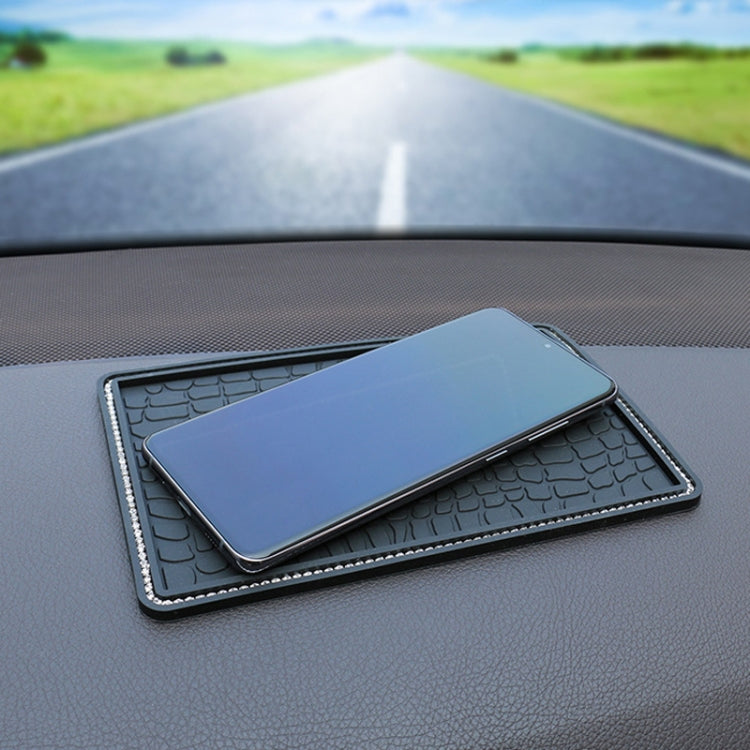 Car Storage Mat Anti-slip Mat for Mobile Phone Ornaments, Without Diamond, With Diamond