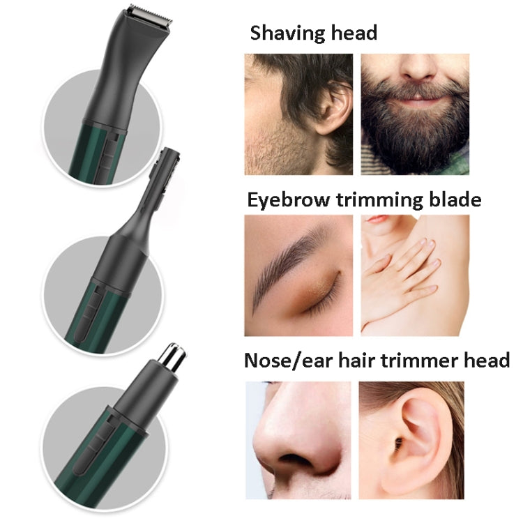 MARSKE  MS-7111 3 In 1 Electric Nose Hair Trimmer Type-C Rechargeable Grooming Instrument