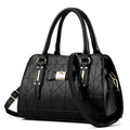 Women Bowknot Embossed Handbag Large Capacity Shoulder Bag
