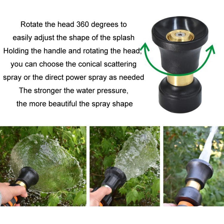 Metal Garden Watering Car Wash High Flow Nozzle, American Style, European Style