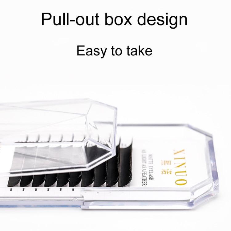 XINUO 10rows /Box Single Flat Hair Eyelash Extensions Double Tip Soft Matte False Eye Liners, 0.15 Baby Curved, 0.15 J Curved, 0.15 B Curved, 0.15 C Curved, 0.15 CC Curved, 0.15 D Curved, 0.15 DD Curved, 0.20 Baby Curved, 0.20 J Curved