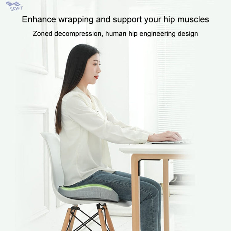 BEWALKER Foldable Travel Seat Cushion Memory Foam Breathable Chair Cushion